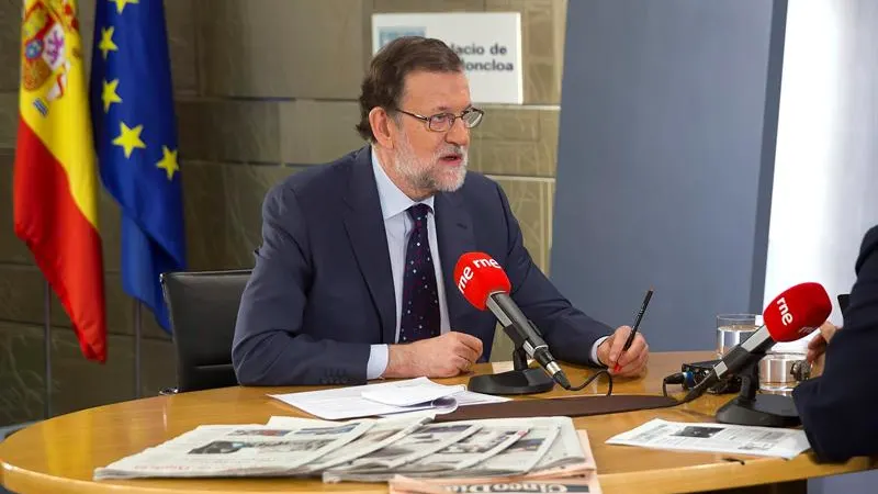 Mariano Rajoy, en una entrevista en RNE