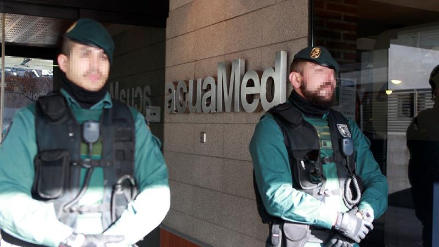 La Guardia Civil registra la sede de la empresa acuaMed