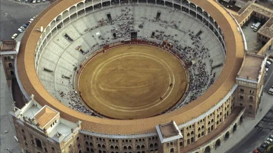 Vista aérea de la plaza de toros de las Ventas Vista aérea de la plaza de toros de las Ventas
