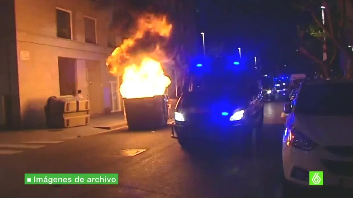 Disturbios en Barcelona