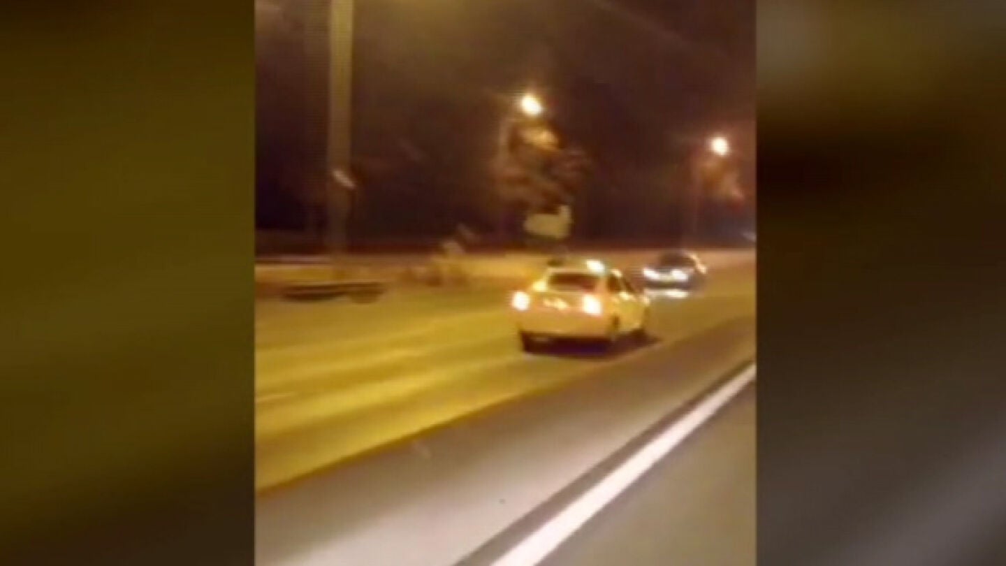 Un taxista kamikaze