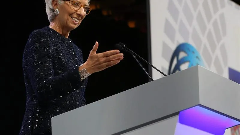 La directora gerente del Fondo Monetario Internacional (FMI), Christine Lagarde.