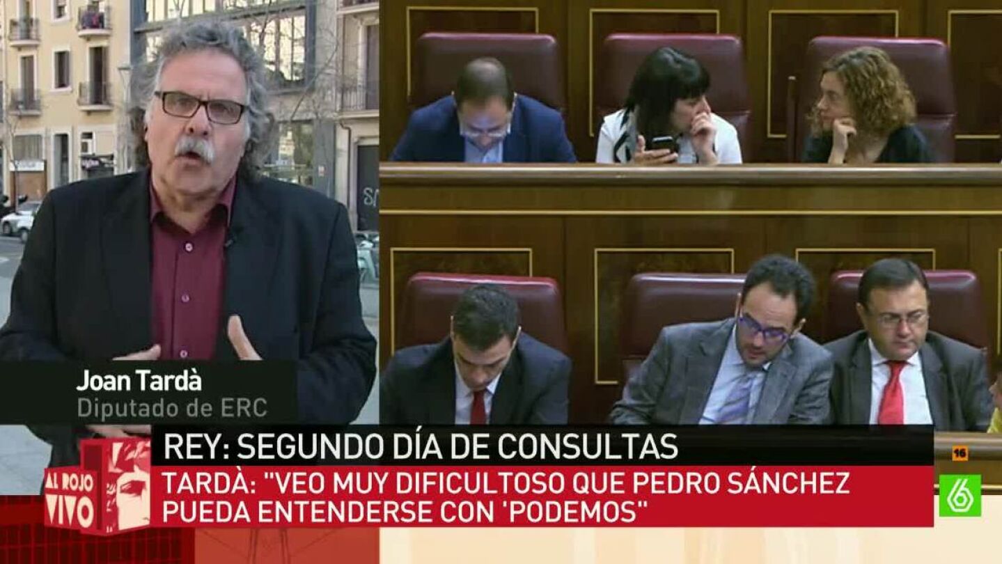 Joan Tard&aacute;, diputado de ERC en el Congreso