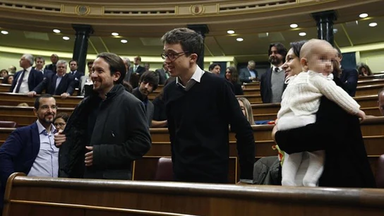 Pascual, iglesias, Errejón y Bescansa Pascual, iglesias, Errejón y Bescansa