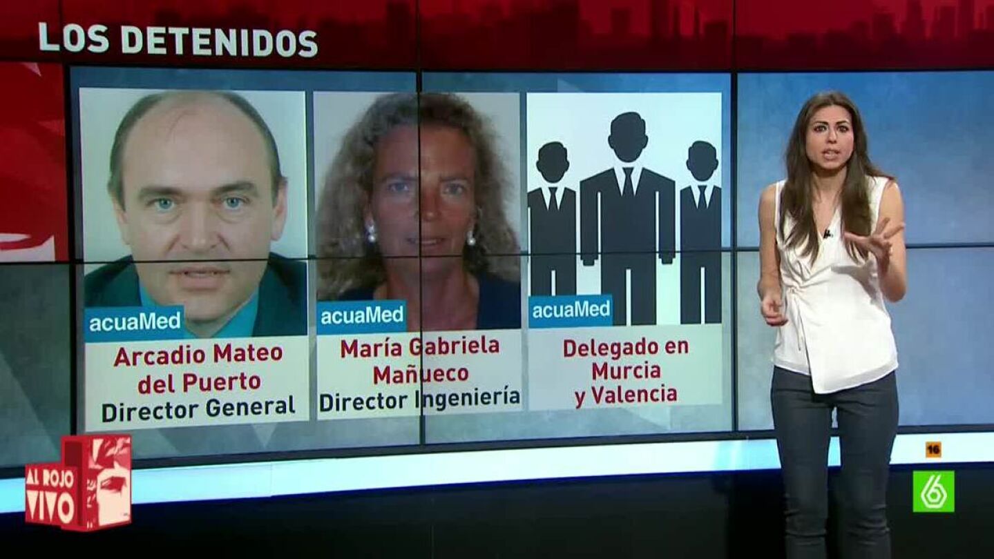 Los principales imputados en el esc&aacute;ndalo de AcuaMed