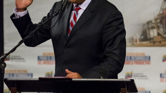 Nicol&aacute;s Maduro, presidente de Venezuela