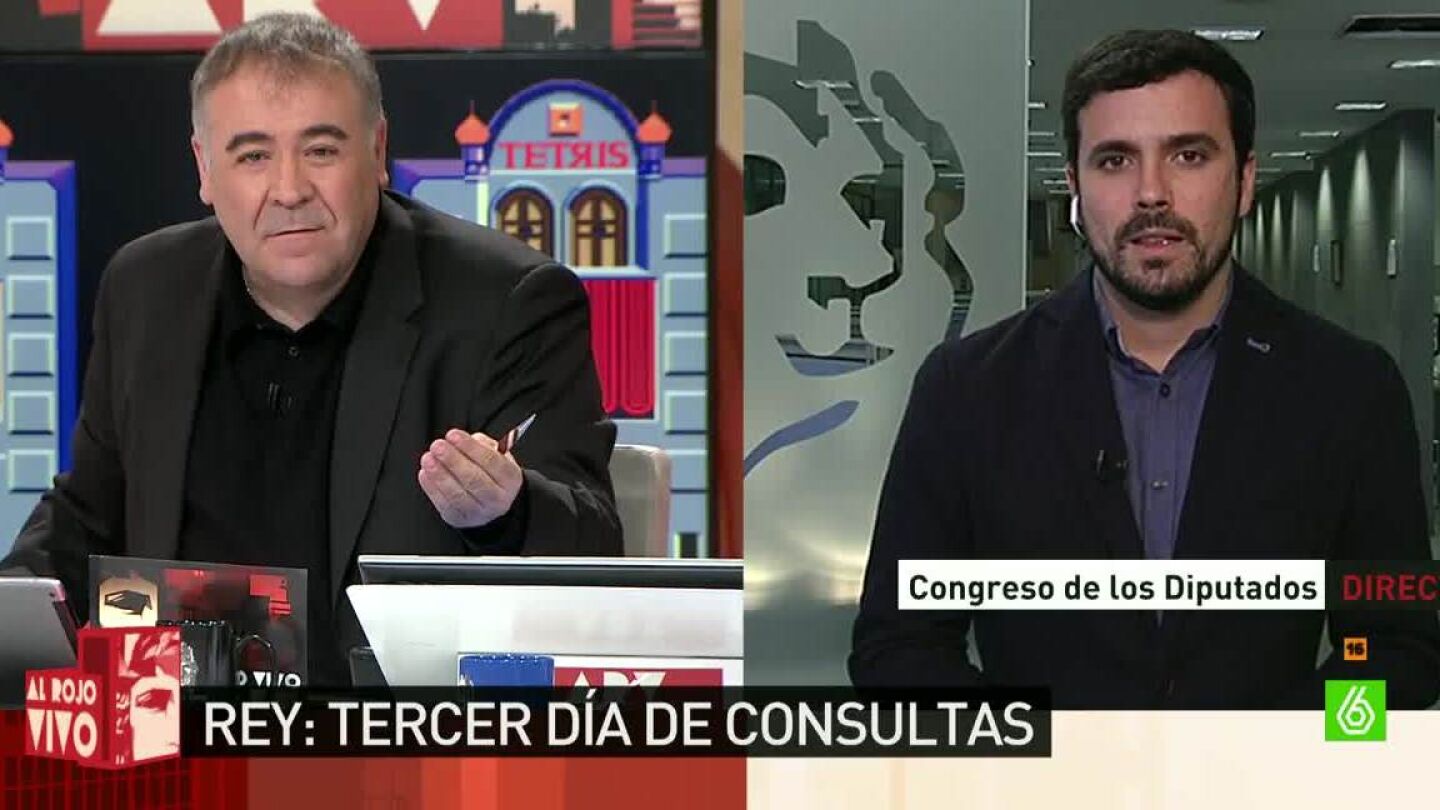 Alberto Garz&oacute;n, diputado de IU-UP en el Congreso