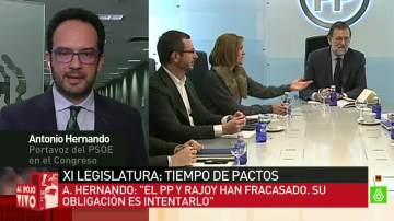 Antonio Hernando, portavoz del PSOE en el Congreso