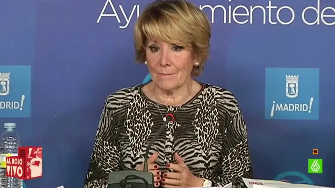 Esperanza Aguirre, presidenta del PP de Madrid