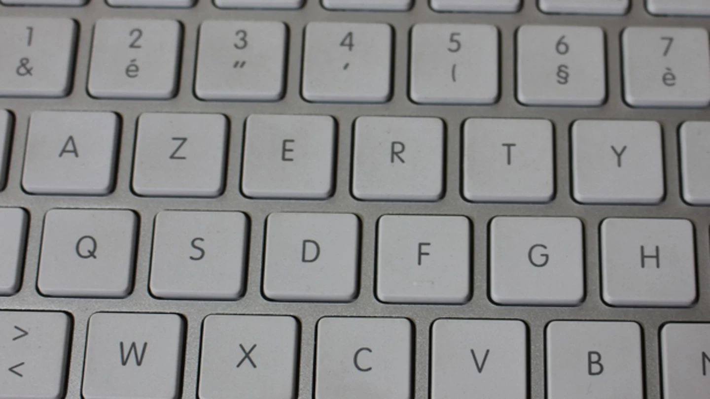 Imagen del teclado Azerty Imagen del teclado Azerty