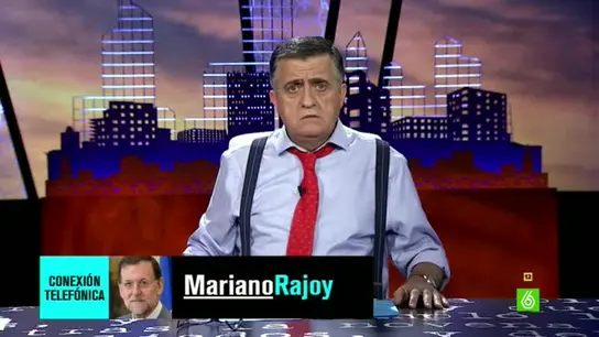 El Gran Wyoming, víctima de una broma en El Intermedio El Gran Wyoming, víctima de una broma en El Intermedio