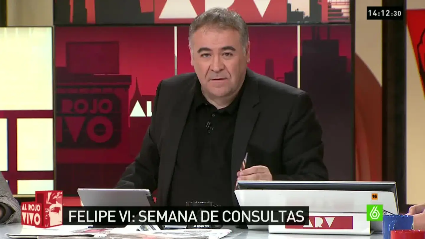 Antonio G. Ferreras, presentador de Al Rojo Vivo Antonio G. Ferreras, presentador de Al Rojo Vivo