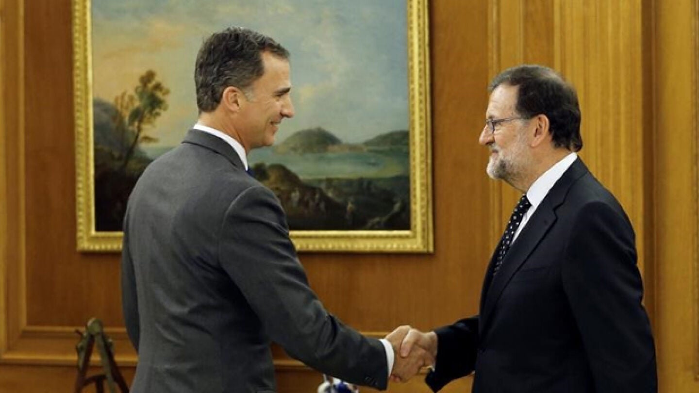 Felipe VI y Mariano Rajoy