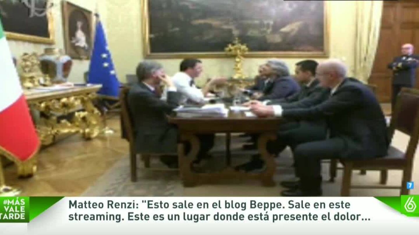 Debate en streaming entre Beppe Grillo y Matteo Renzi