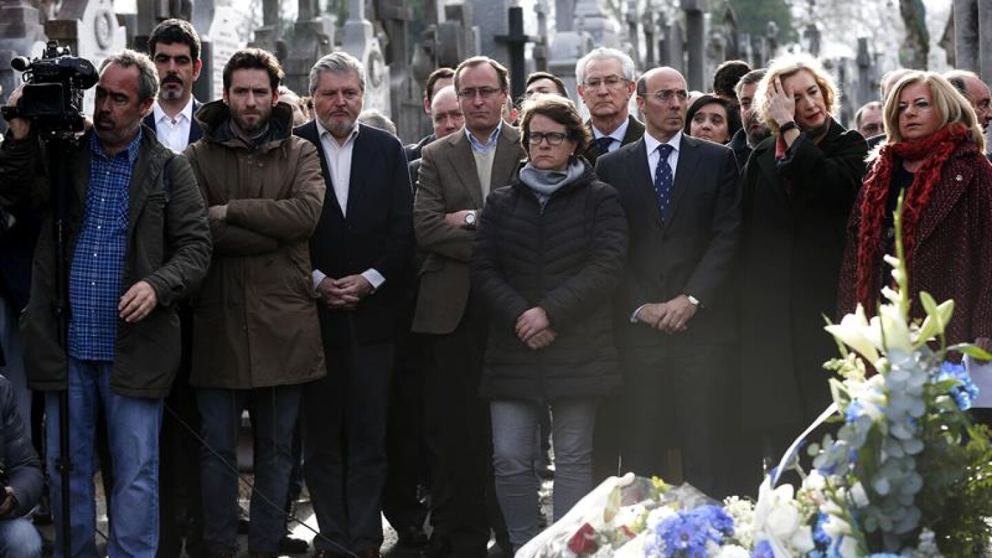 Homenaje al expresidente del PP de Gipuzkoa, Gregorio Ord&oacute;&ntilde;ez