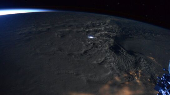 La gran tormenta de EEUU desde la Estaci&oacute;n Espacial Internacional