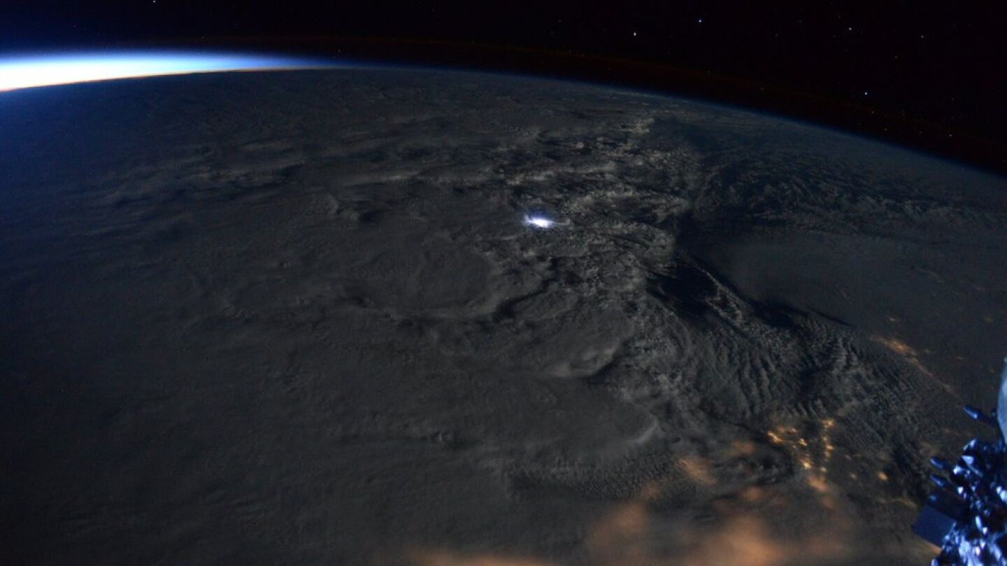 La gran tormenta de EEUU desde la Estaci&oacute;n Espacial Internacional