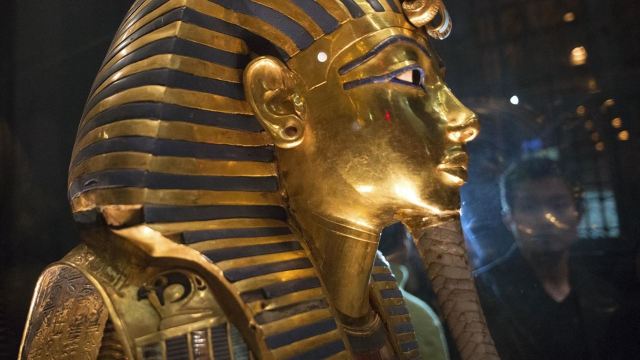 La máscara de Tutankamón