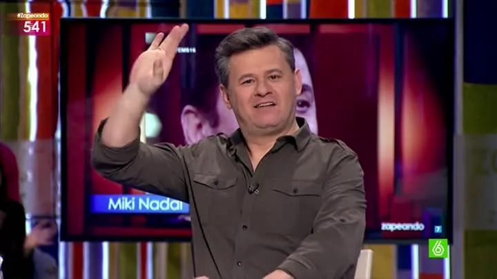 Miki Nadal, en Zapeando