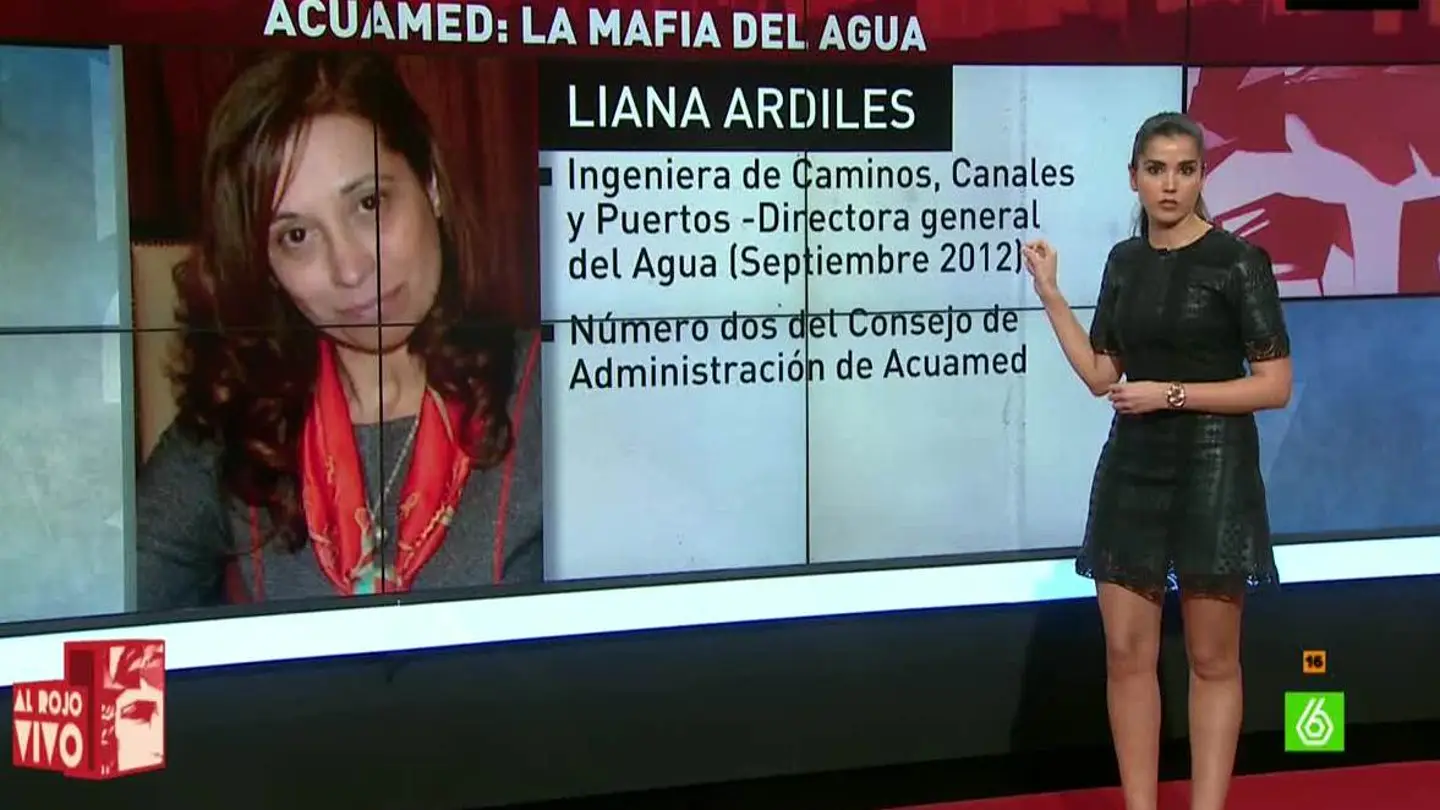Liana Ardiles, implicada en el caso AcuaMed Liana Ardiles, implicada en el caso AcuaMed