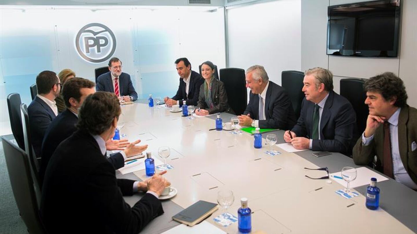 Reuni&oacute;n de la direcci&oacute;n del PP