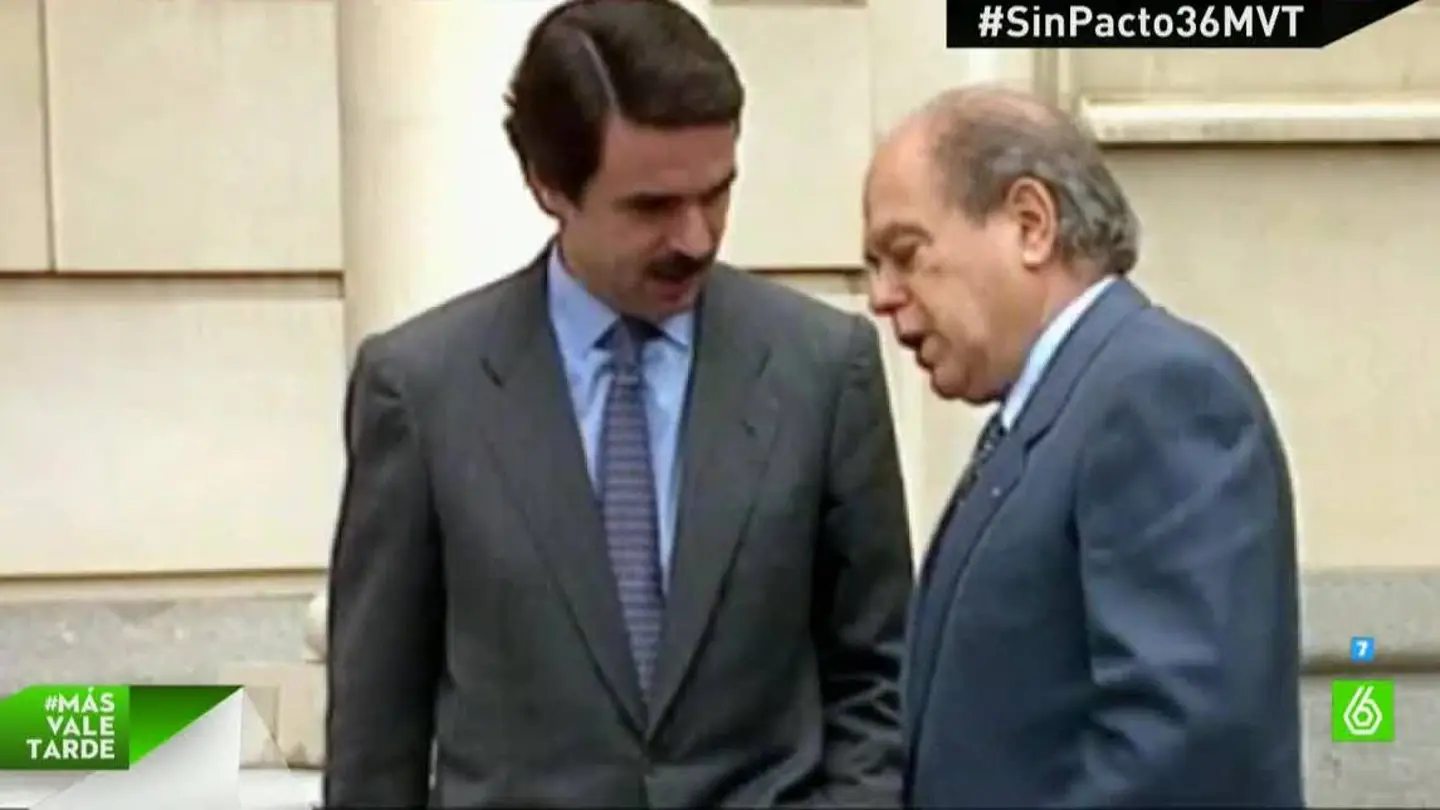 José María Aznar y Jordi Pujol José María Aznar y Jordi Pujol