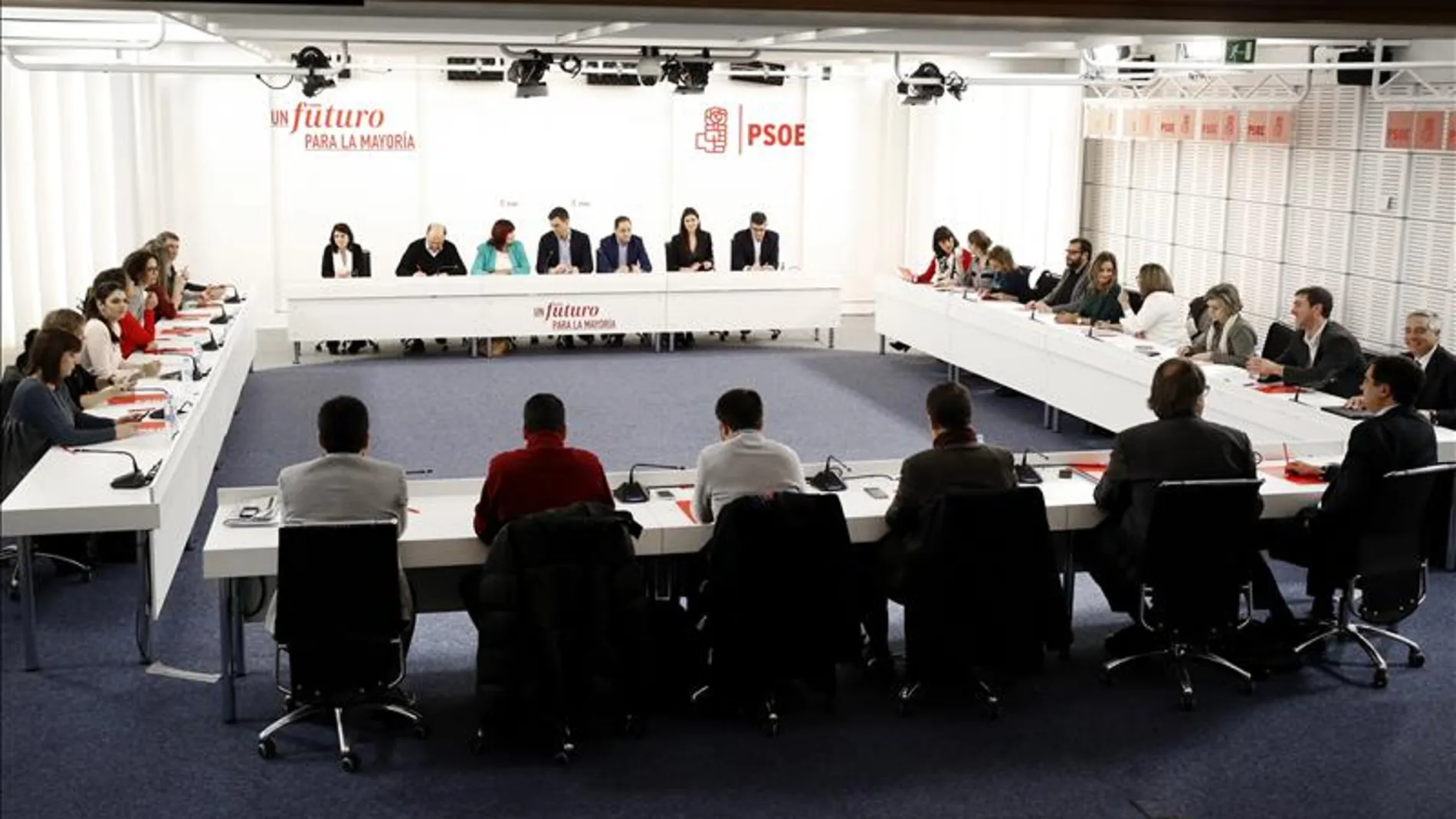 Reunión de la Ejecutiva Federal del PSOE 