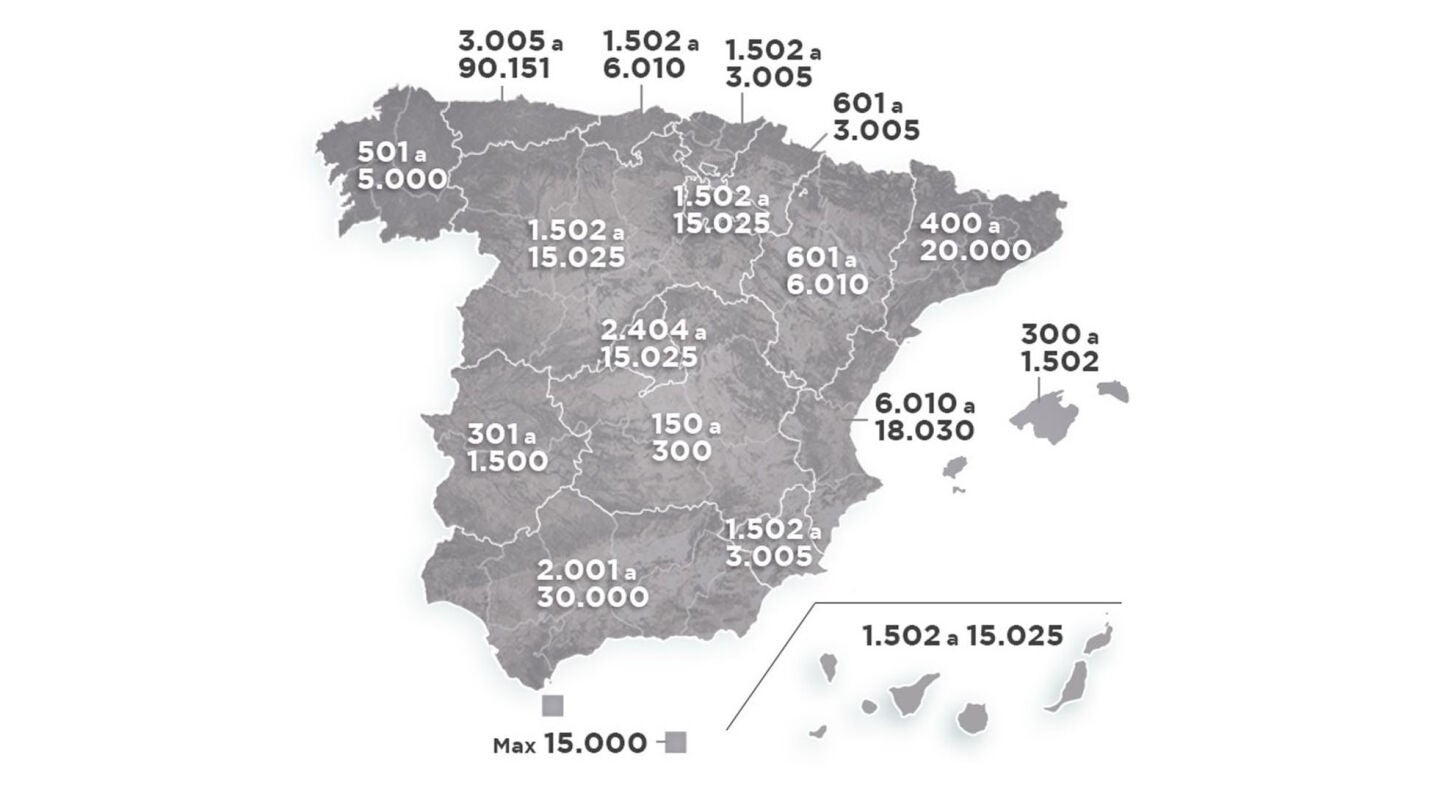 Mapa de las sanciones por abandono animal en Espa&ntilde;a