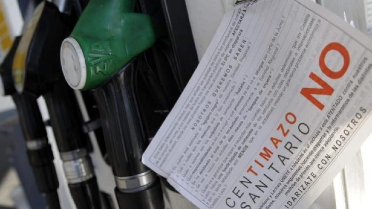 Cartel en contra del pago del c&eacute;ntimo sanitario