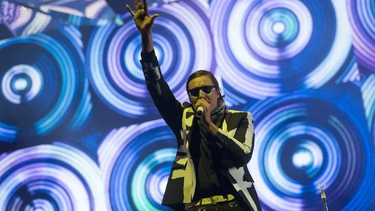 La banda canadiense Arcade Fire, durante un concierto (archivo). La banda canadiense Arcade Fire, durante un concierto (archivo).