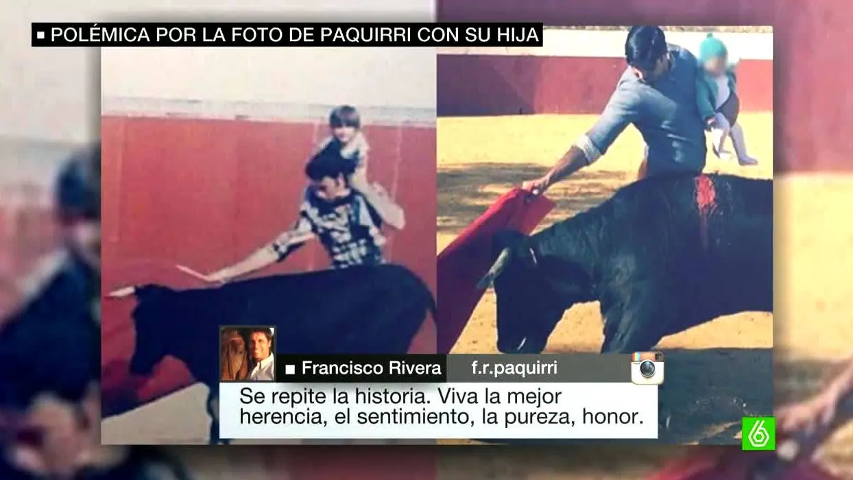 Francisco Rivera toreando con su hija Francisco Rivera toreando con su hija