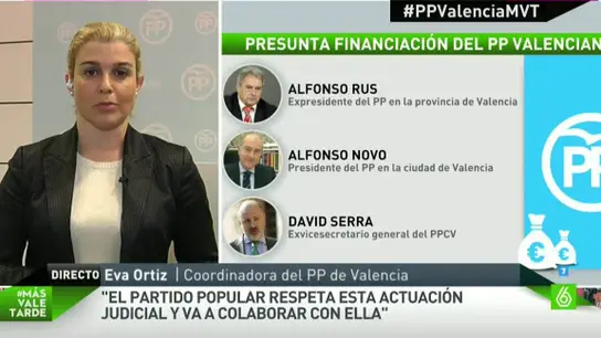 Eva Ortiz, coordinadora del PP de Valencia Eva Ortiz, coordinadora del PP de Valencia