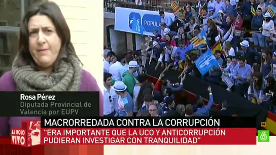 Rosa Pérez, diputada provincial de Valencia por EUPV Rosa Pérez, diputada provincial de Valencia por EUPV