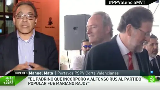 Manuel Mata, portavoz del PSPV en las Corts Valencianes Manuel Mata, portavoz del PSPV en las Corts Valencianes