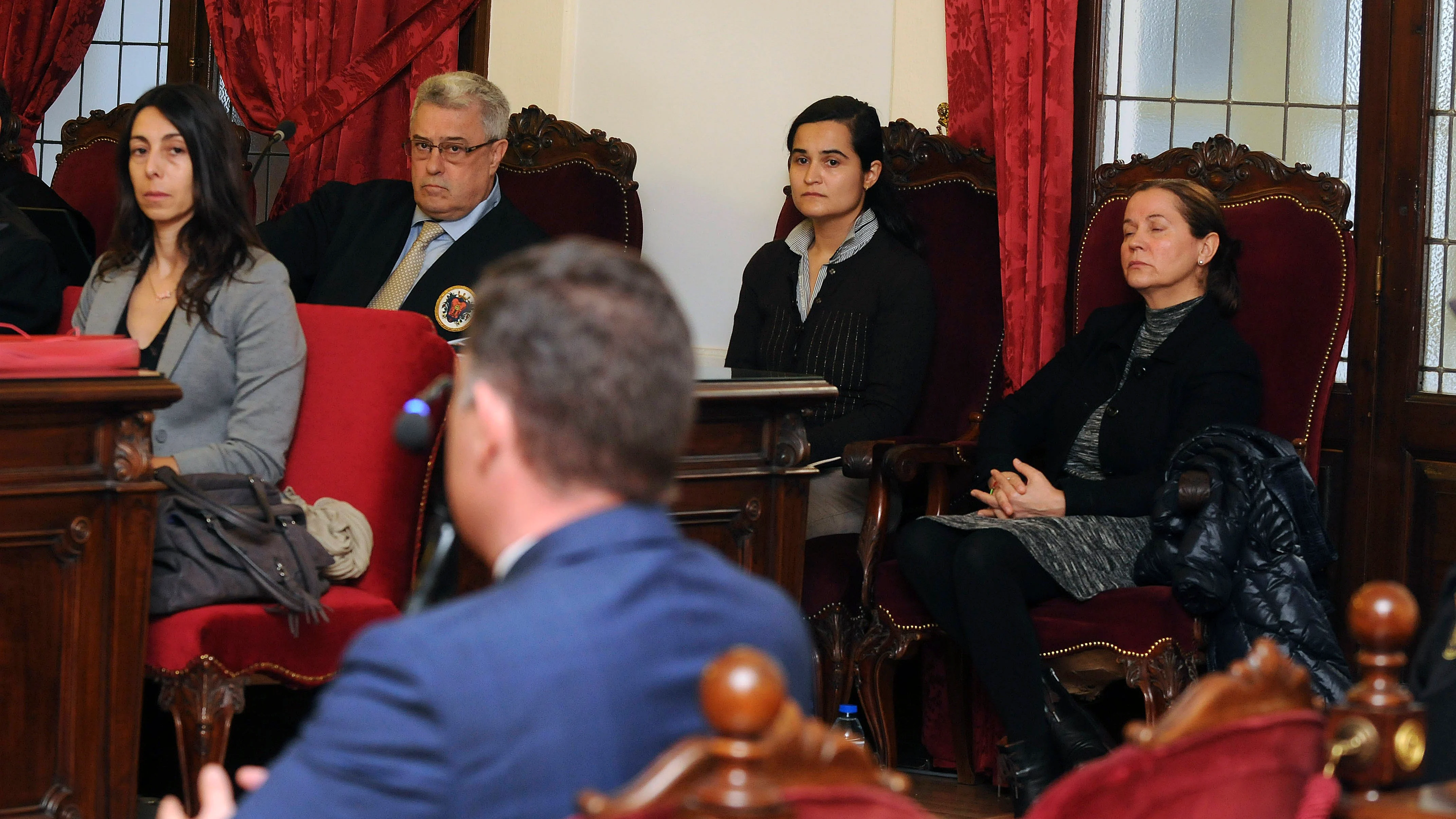 Imagen de la nueva jornada del juicio celebrado en la Audiencia Provincial de León.