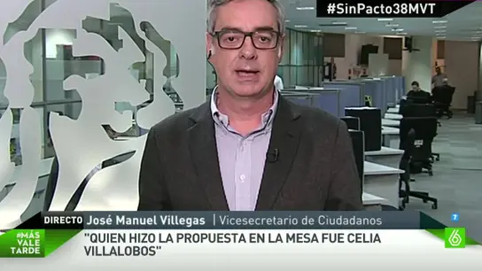 José Manuel Villegas, vicesecretario de Ciudadanos José Manuel Villegas, vicesecretario de Ciudadanos