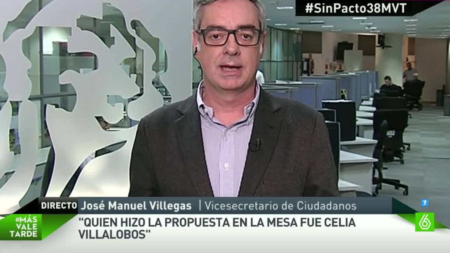 Jos&eacute; Manuel Villegas, vicesecretario de Ciudadanos