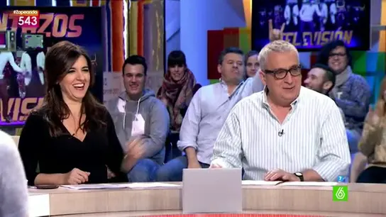 Así actúa Miki Nadal cuando está visible en la televisión Así actúa Miki Nadal cuando está visible en la televisión