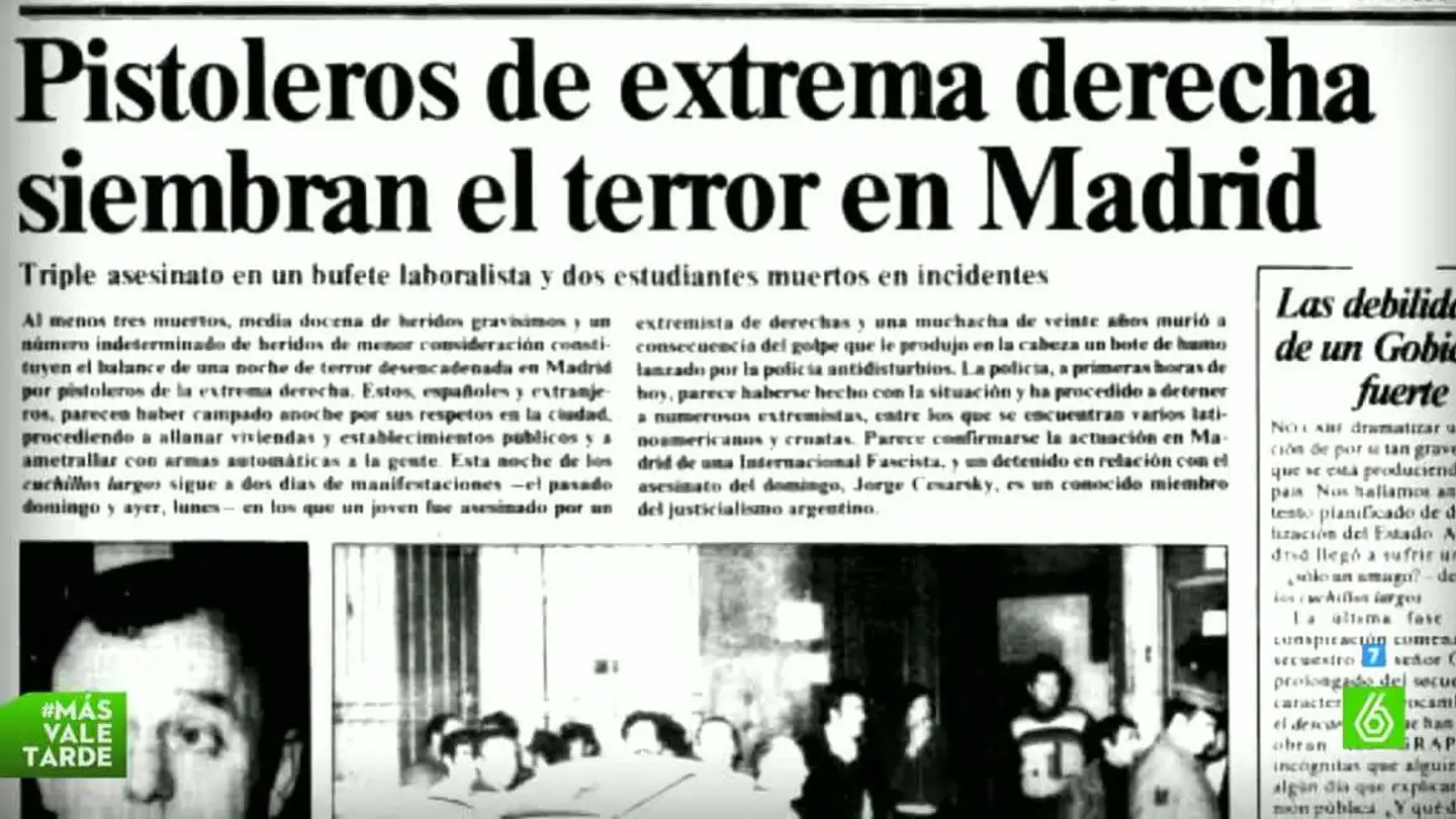 Recorte sobre la matanza de Atocha Recorte sobre la matanza de Atocha
