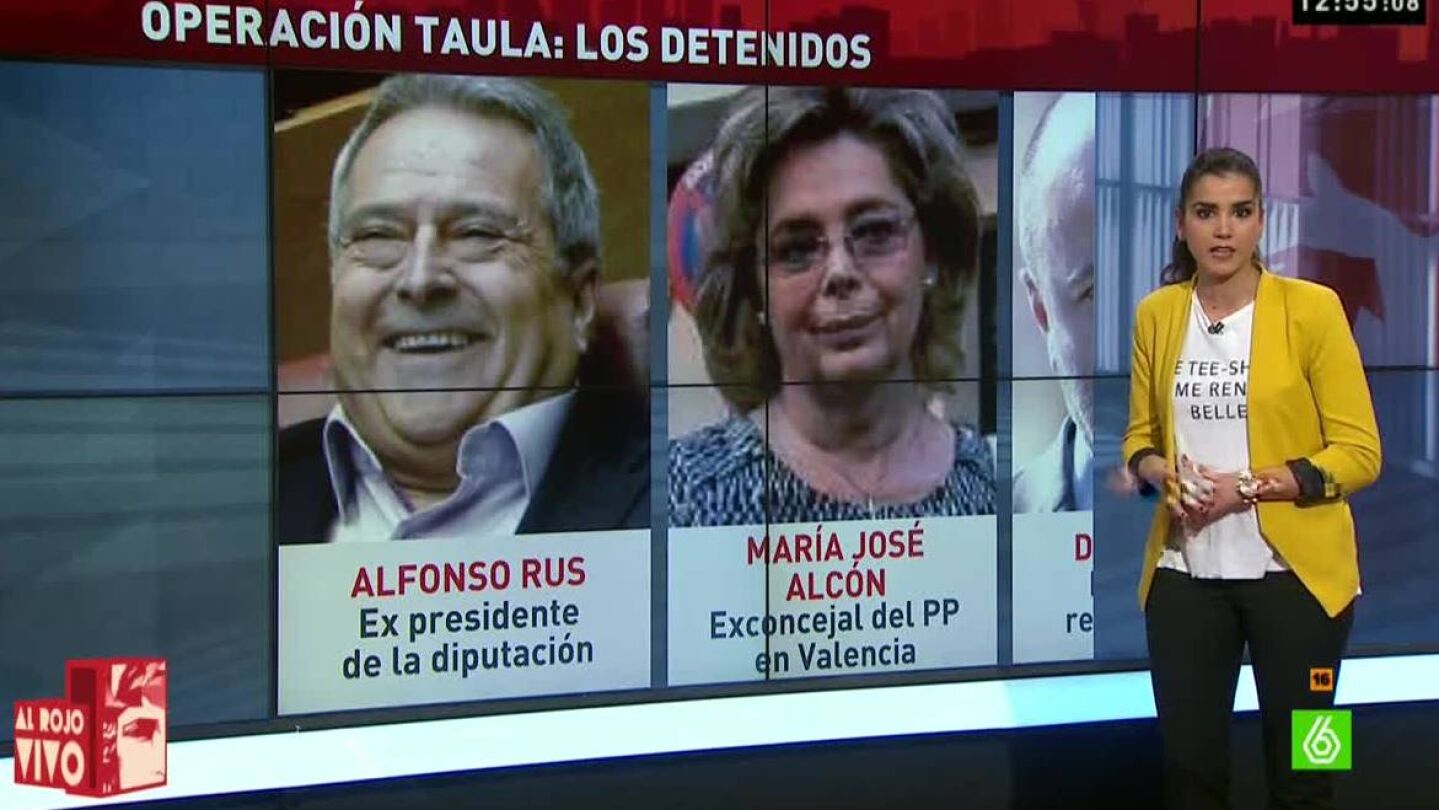 Los detenidos en la Operaci&oacute;n Taula