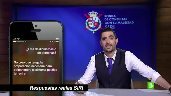 Dani Mateo hace una ronda de consultas con su majestad SIRI