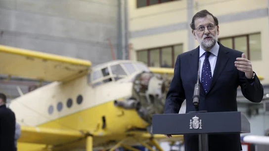 Mariano Rajoy en su visita a un centro de FP Mariano Rajoy en su visita a un centro de FP