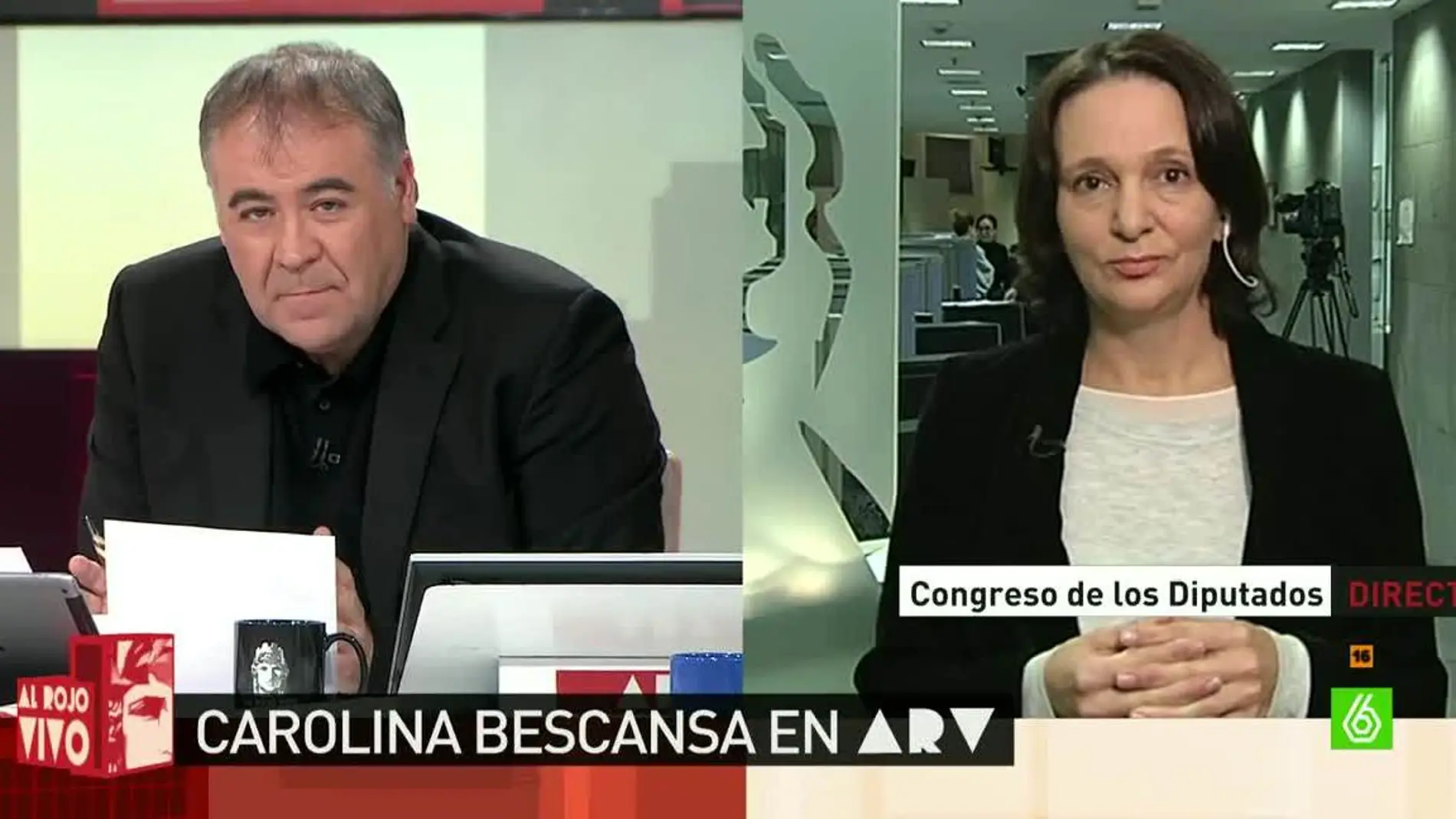 Carolina Bescansa, secretaria general de Podemos en el Congreso