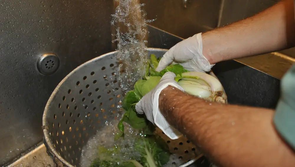 Lavar las frutas con agua Lavar las frutas con agua