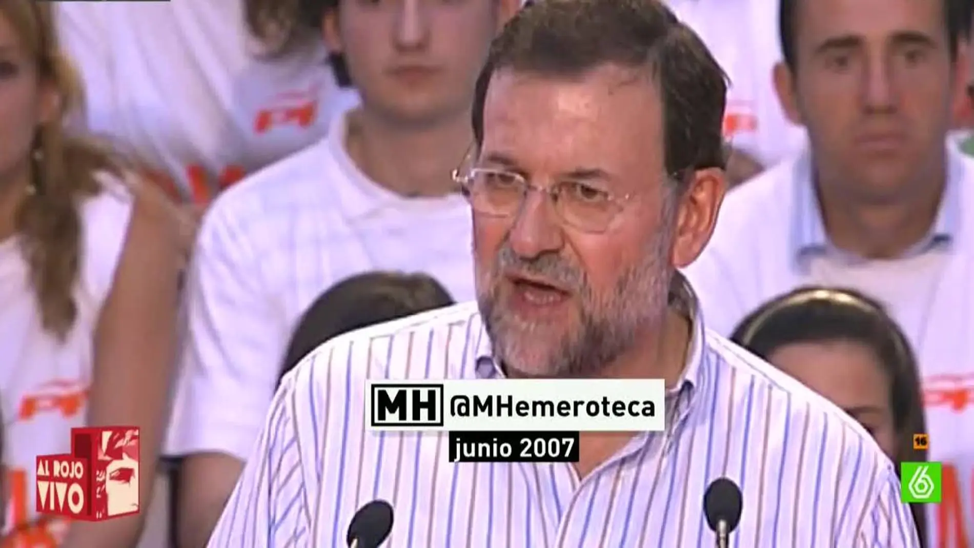 Mariano Rajoy, presidente del Gobierno, en 2007
