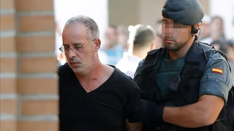 Ahmed Chelh, presunto autor de Eva Blanco, en su ingreso en la cárcel
