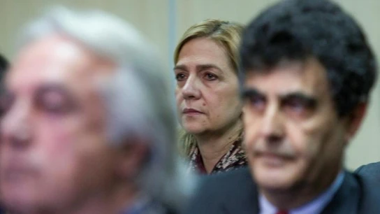 La infanta Cristina en el banquillo La infanta Cristina en el banquillo