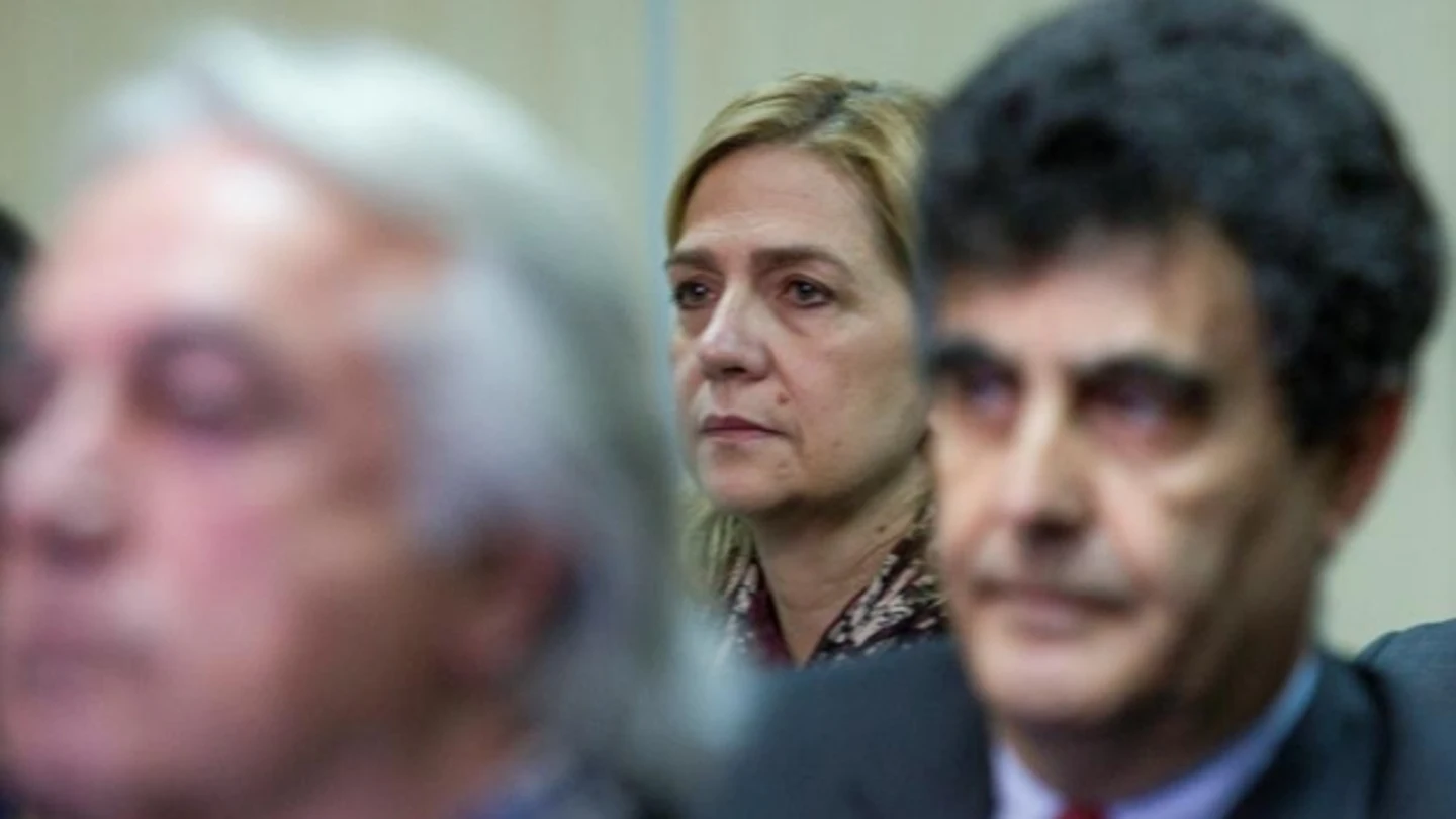 La infanta Cristina en el banquillo La infanta Cristina en el banquillo