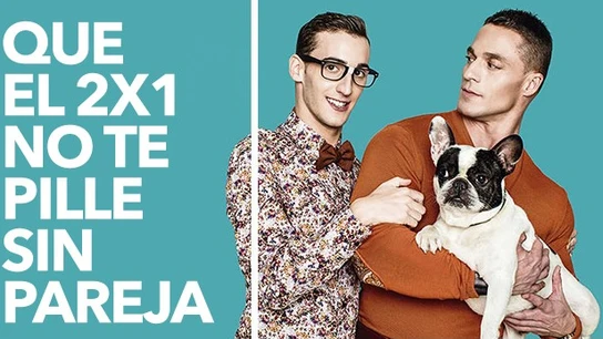 Anuncio de VIPS con una pareja gay Anuncio de VIPS con una pareja gay