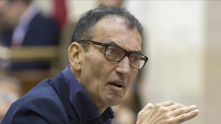 José Luis Serrano, presidente del grupo Podemos en el parlamento andaluz